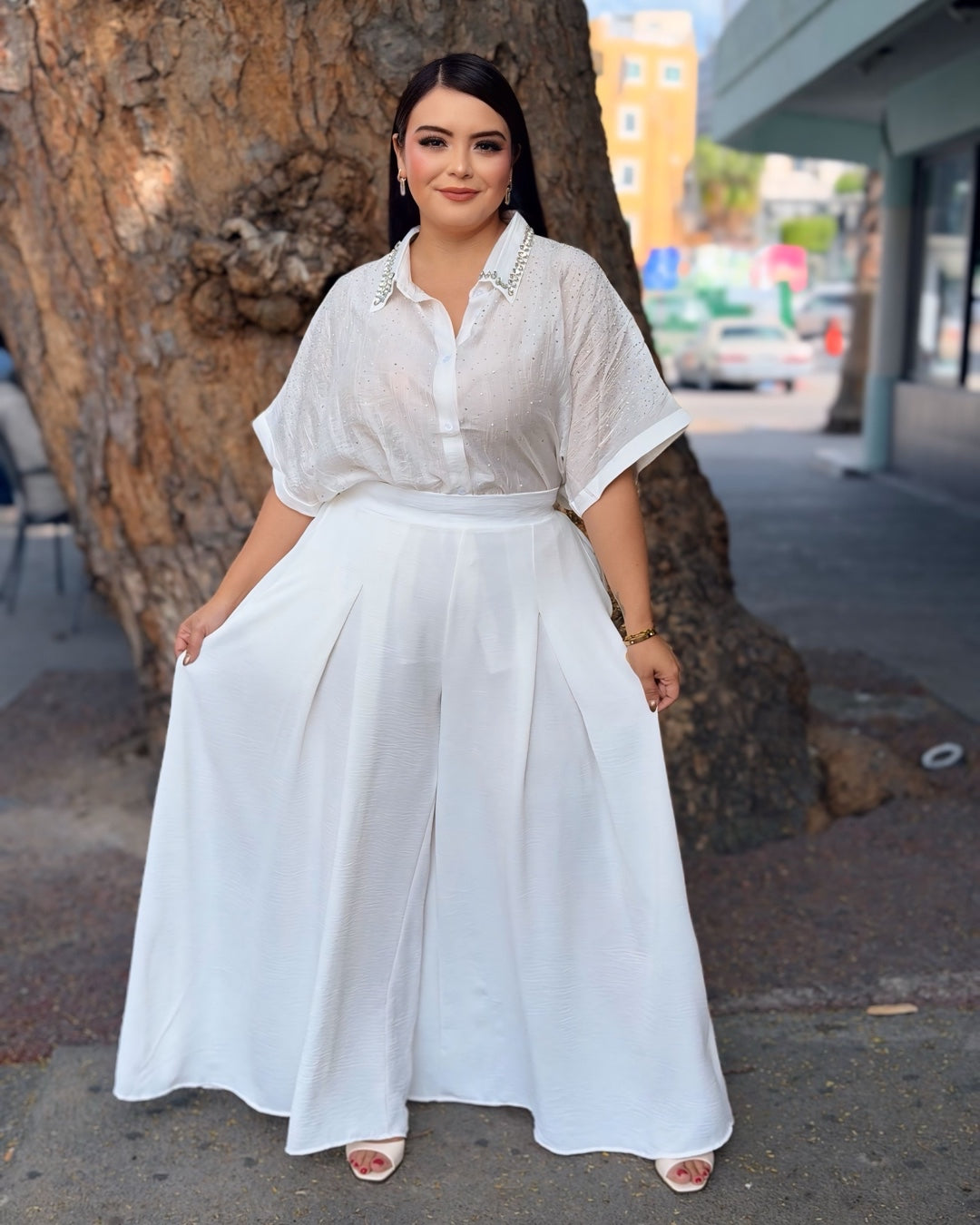 Camisa blanca - brillante