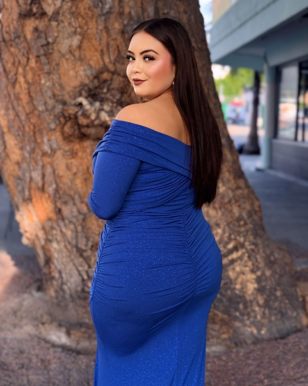 Vestido gala - Azul