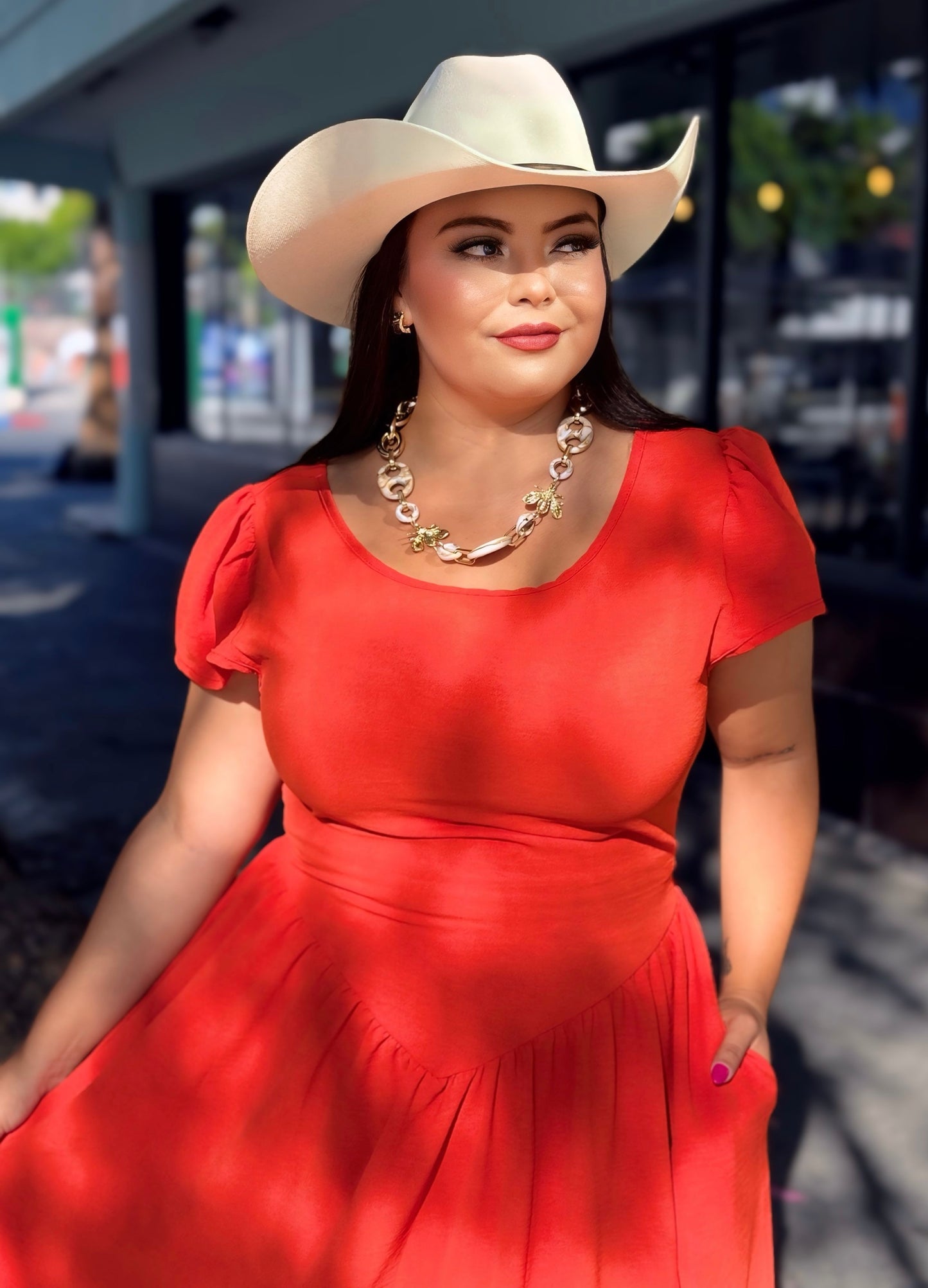 Vestido anaranjado