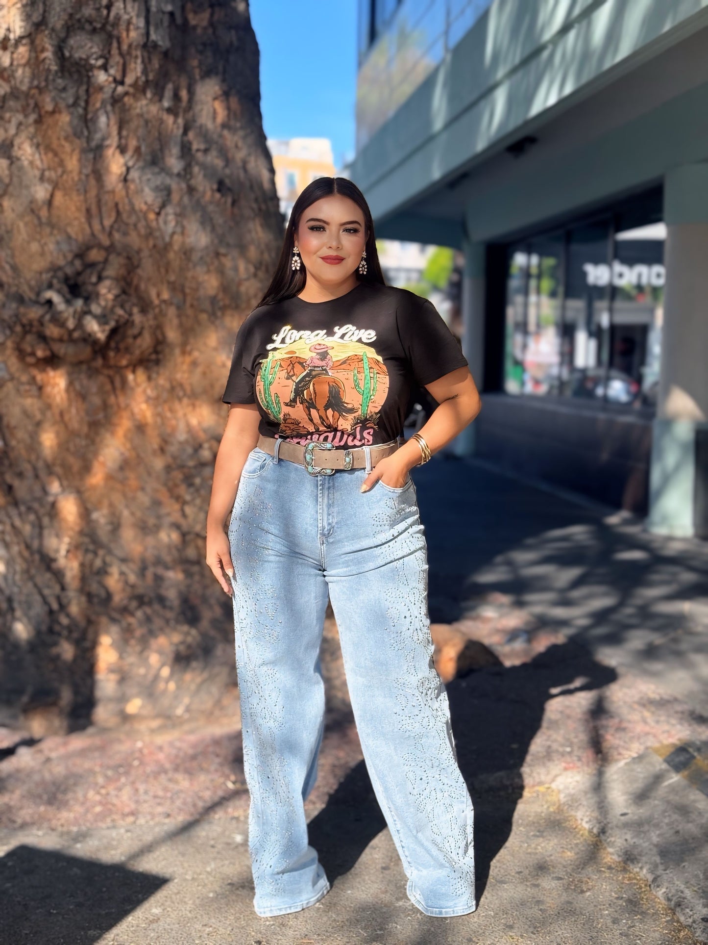 Blusa vaquera negra