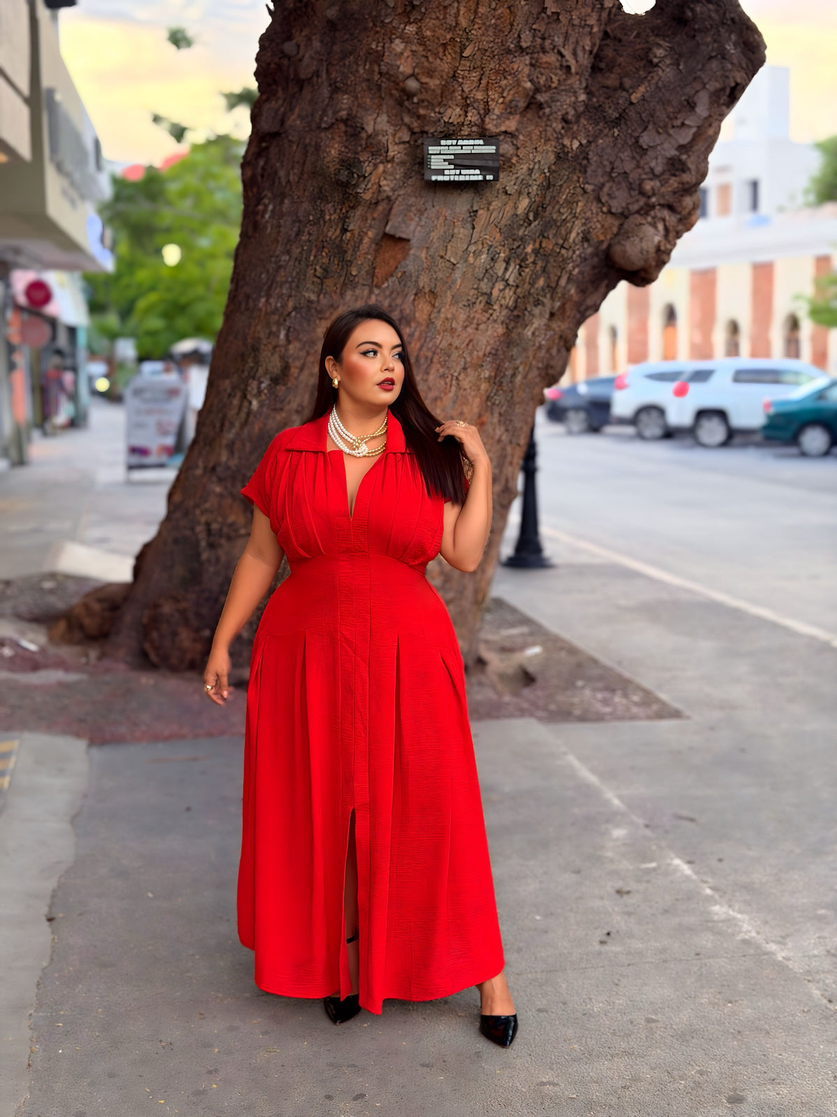 Vestido Largo Rojo