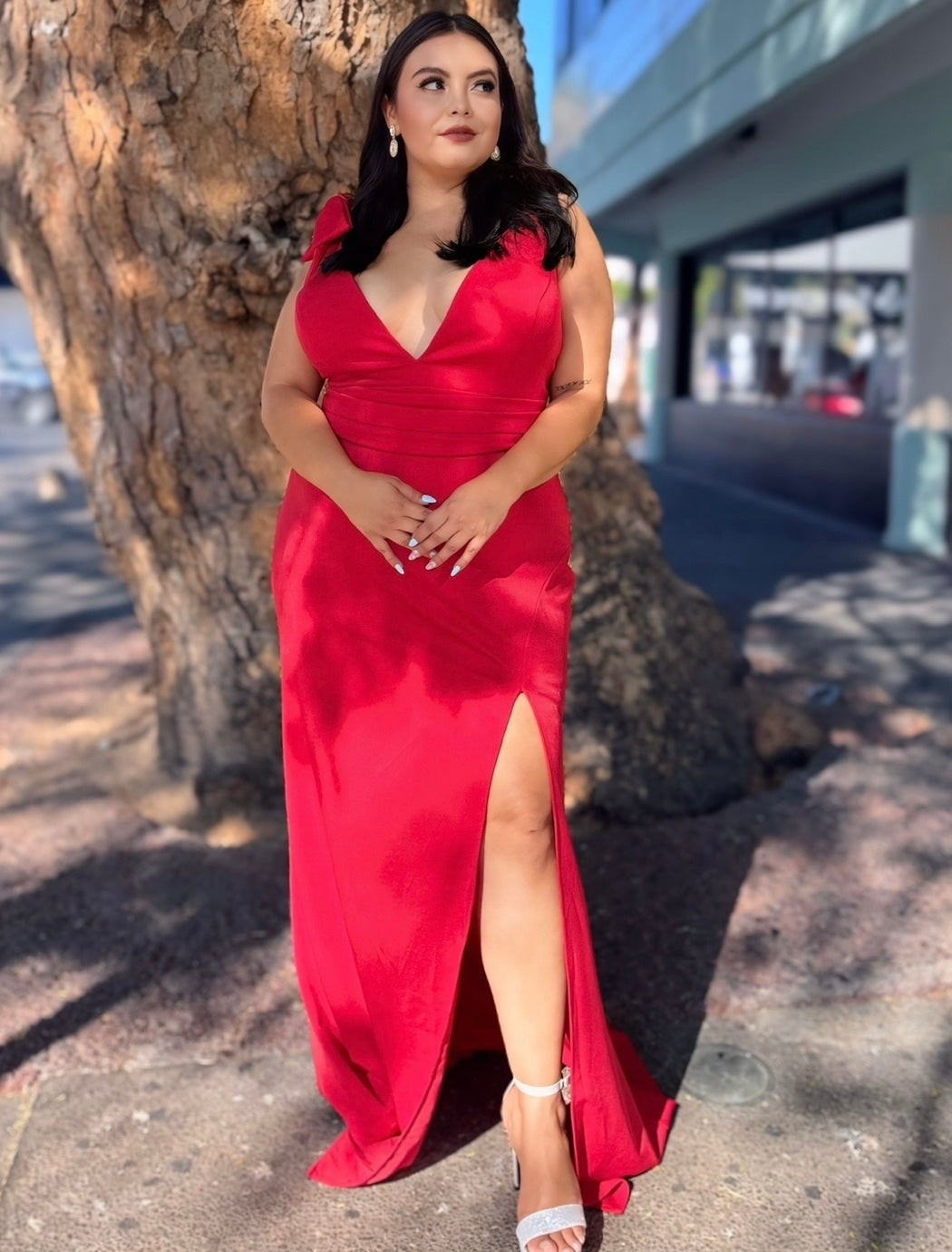 Vestido largo Rojo