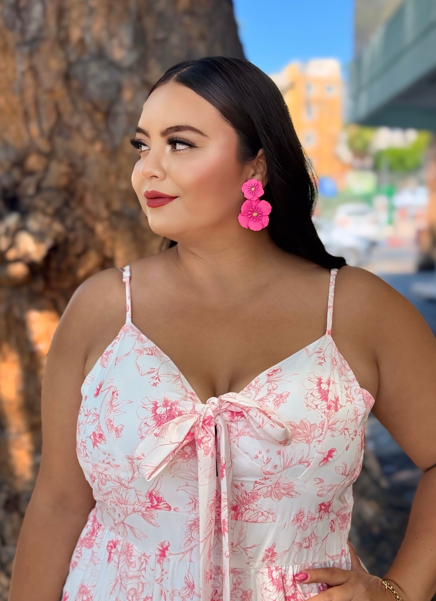 vestido tirante amarre