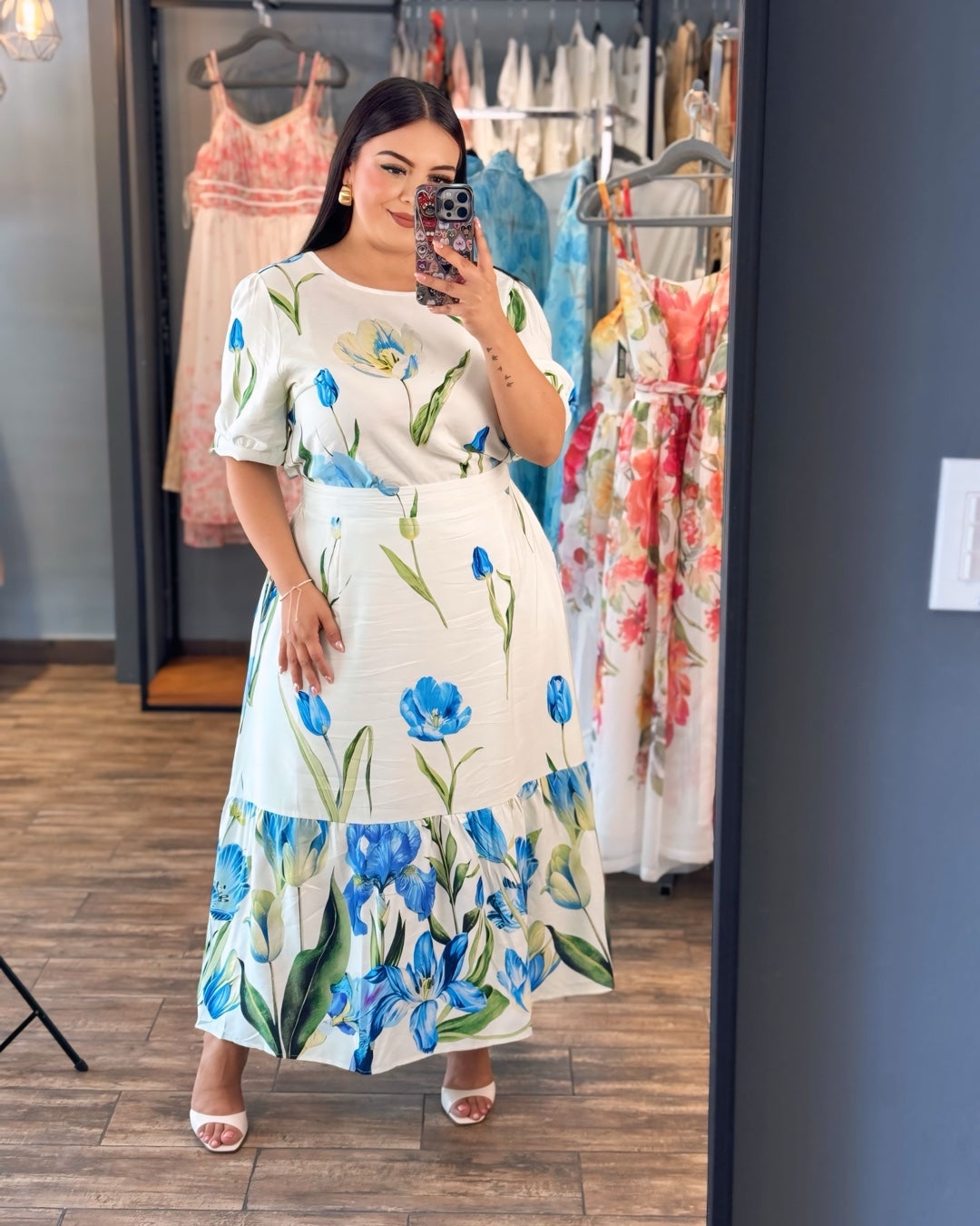 Set Tulipanes Azul