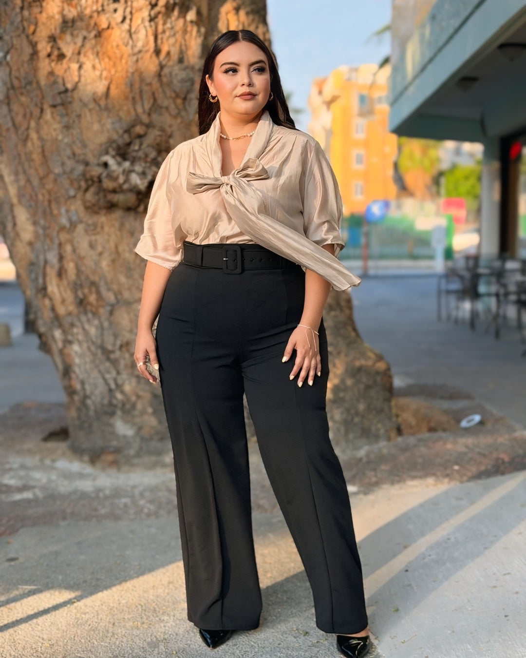 Blusa moño