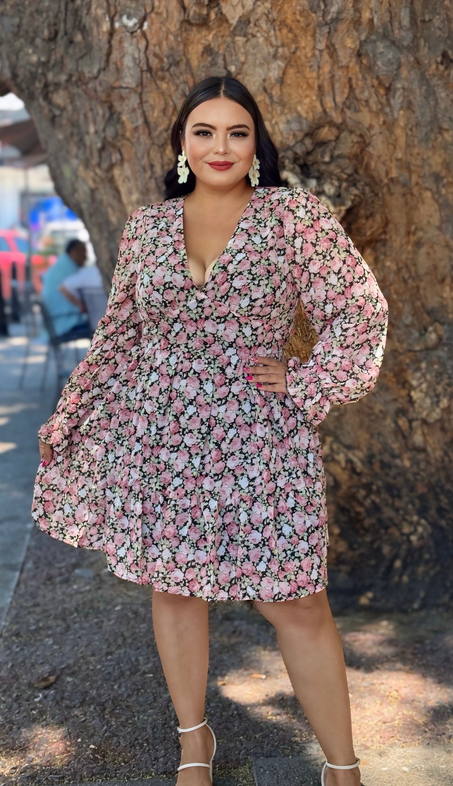 Vestido rosas