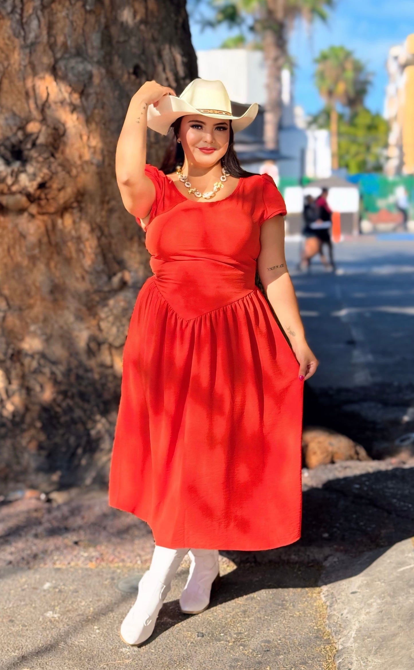 Vestido anaranjado