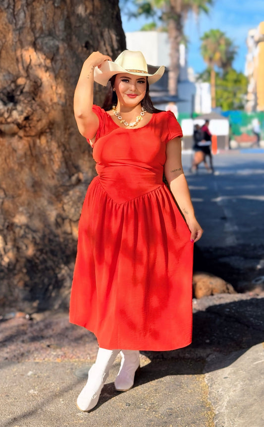 Vestido anaranjado
