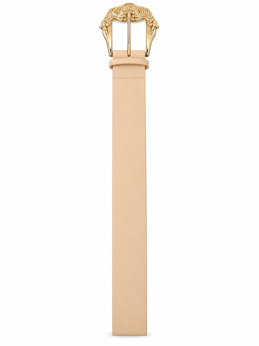Cinturón beige