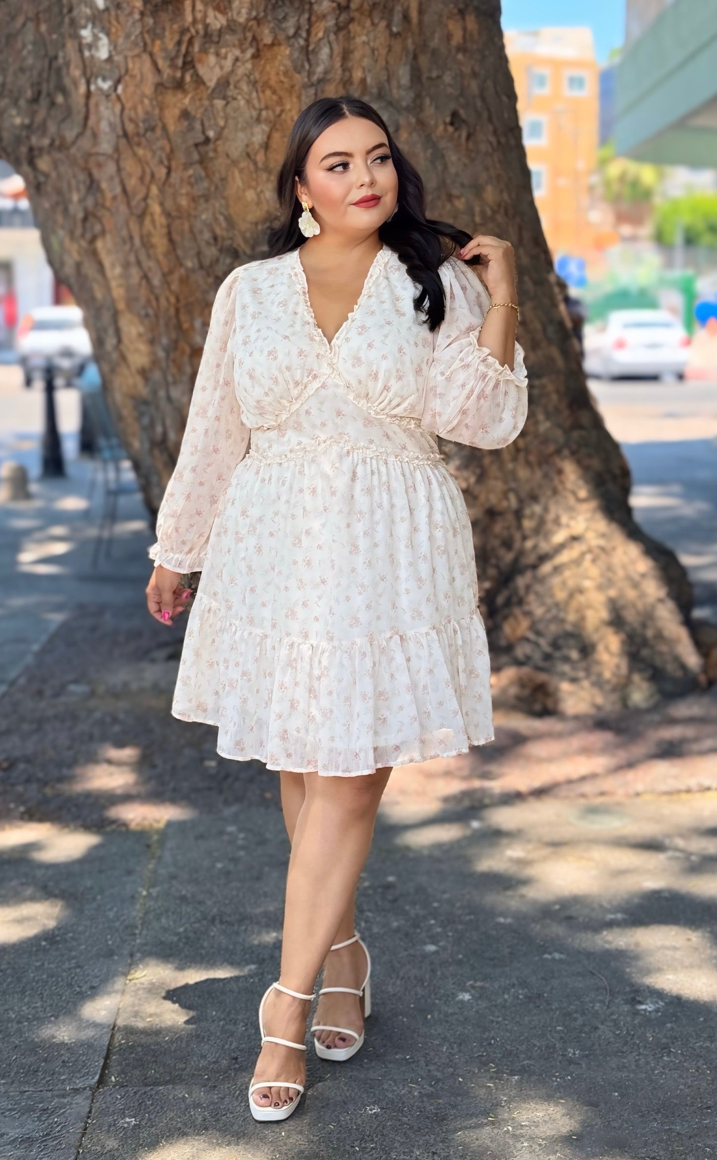 Vestido flores claro