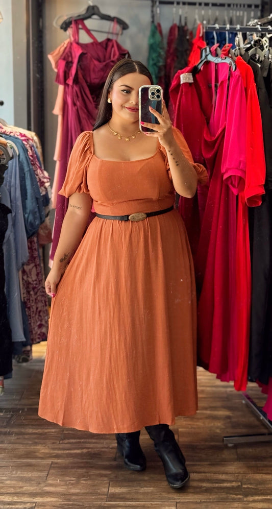 Vestido ladrillo