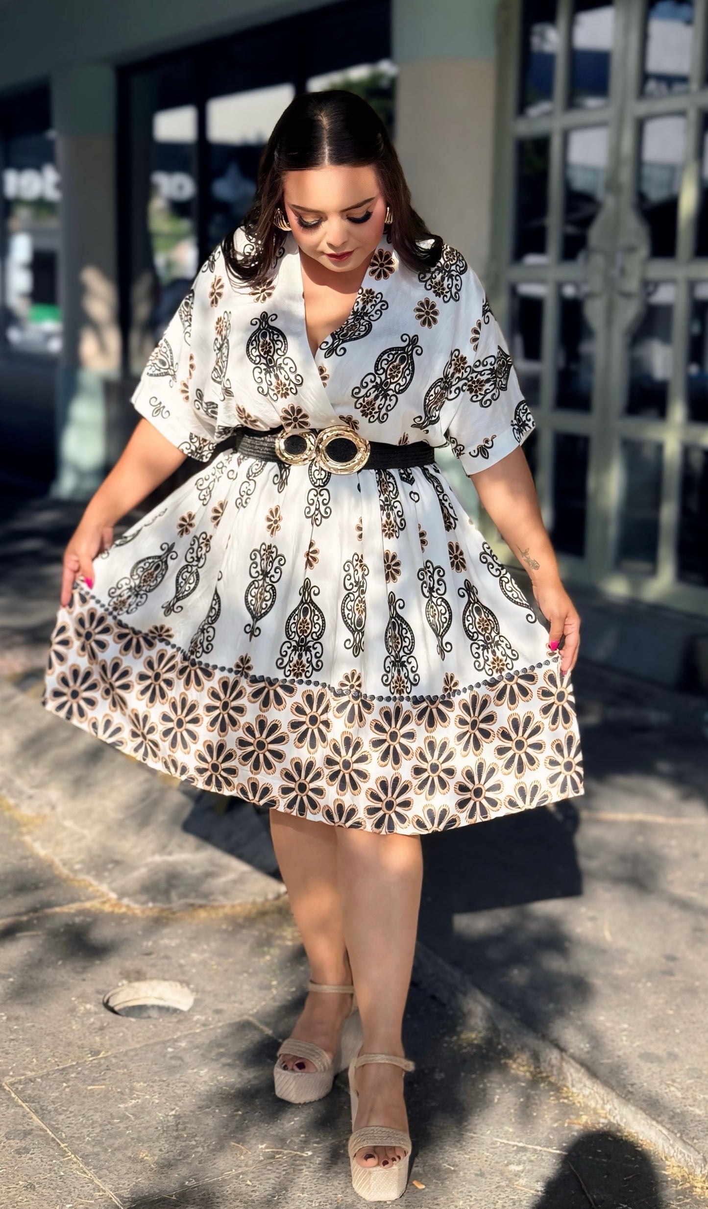 Vestido corto negro