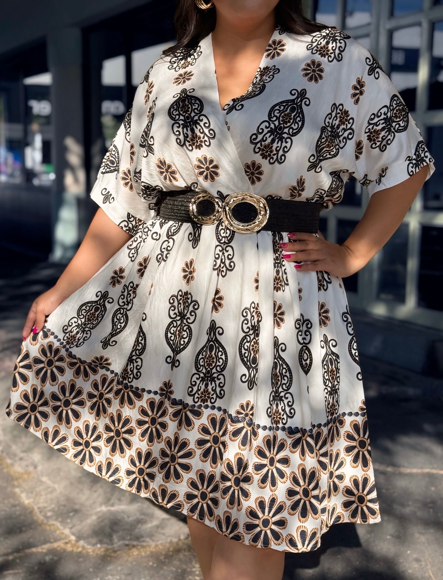 Vestido corto negro