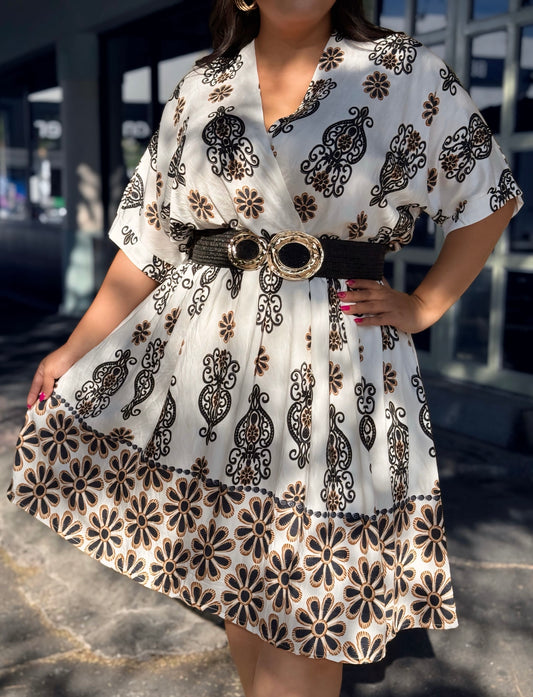 Vestido corto negro