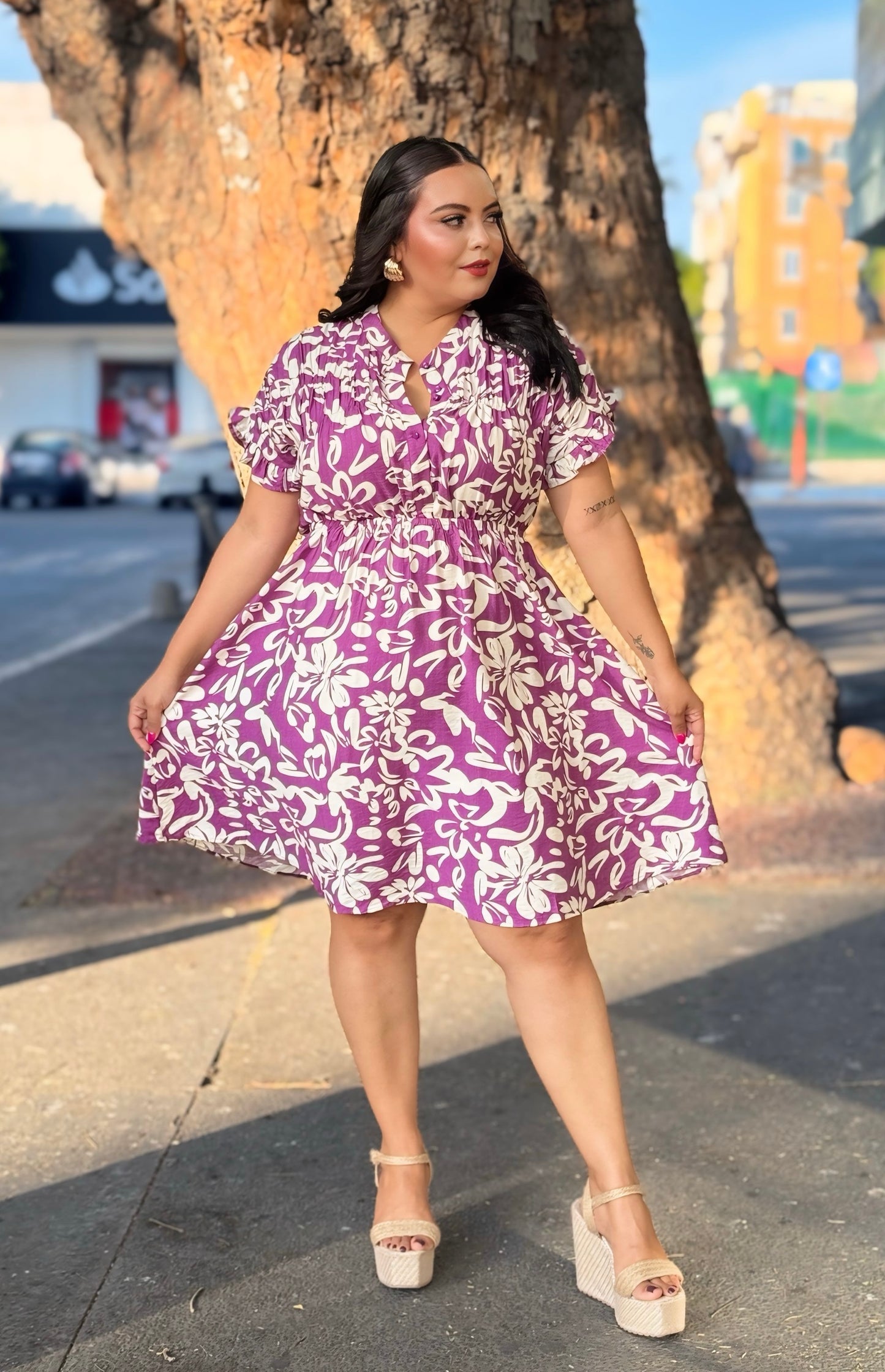 Vestido lila