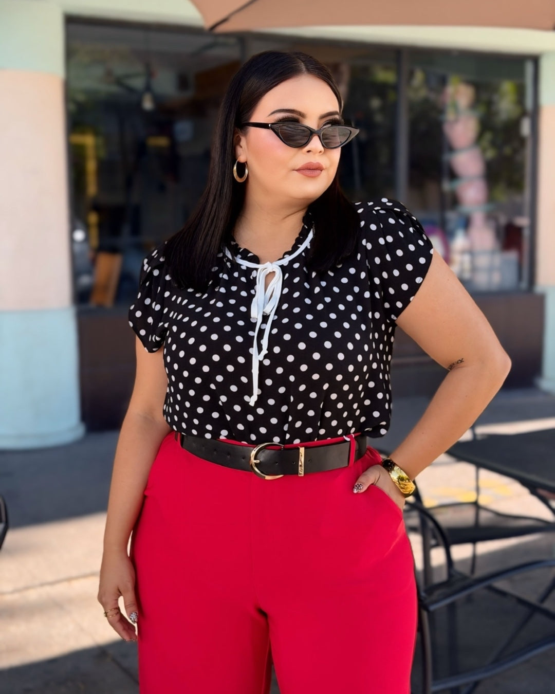 Blusa puntos