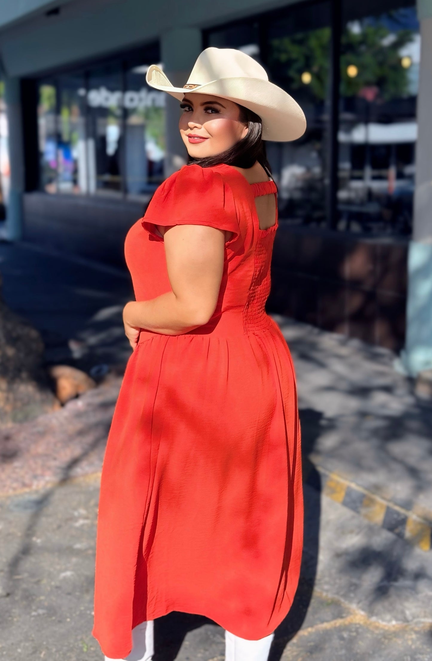 Vestido anaranjado