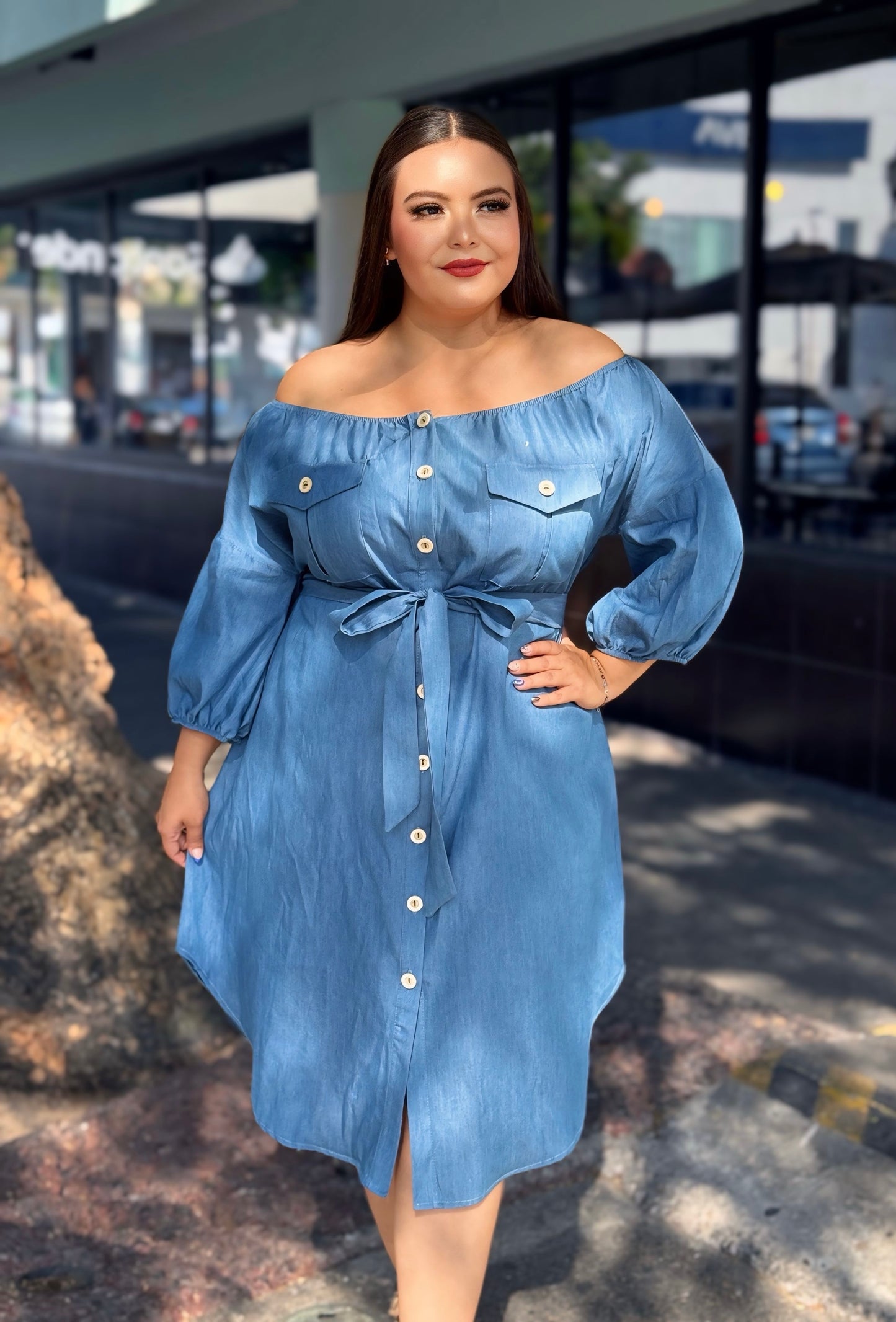 Vestido mezclilla