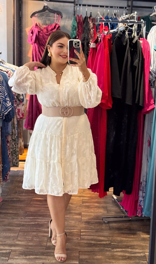 Vestido corto gasa