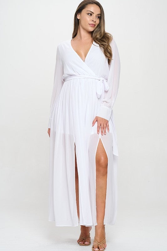 Vestido blanco largo