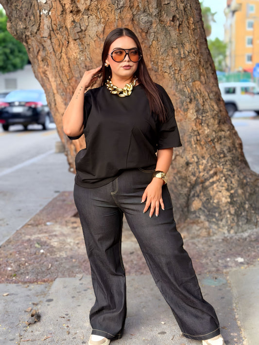 Camisa Oversize Negra