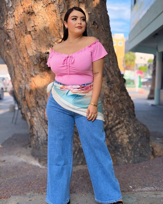 Blusa rosa