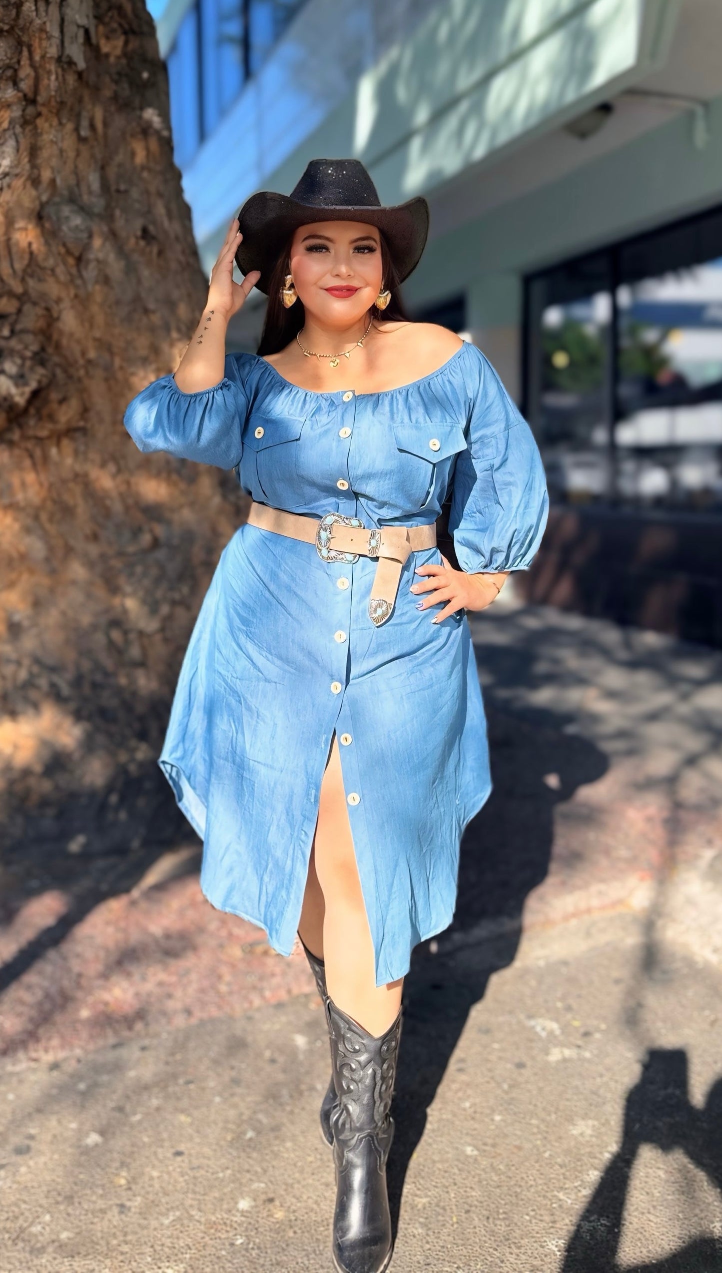 Vestido mezclilla