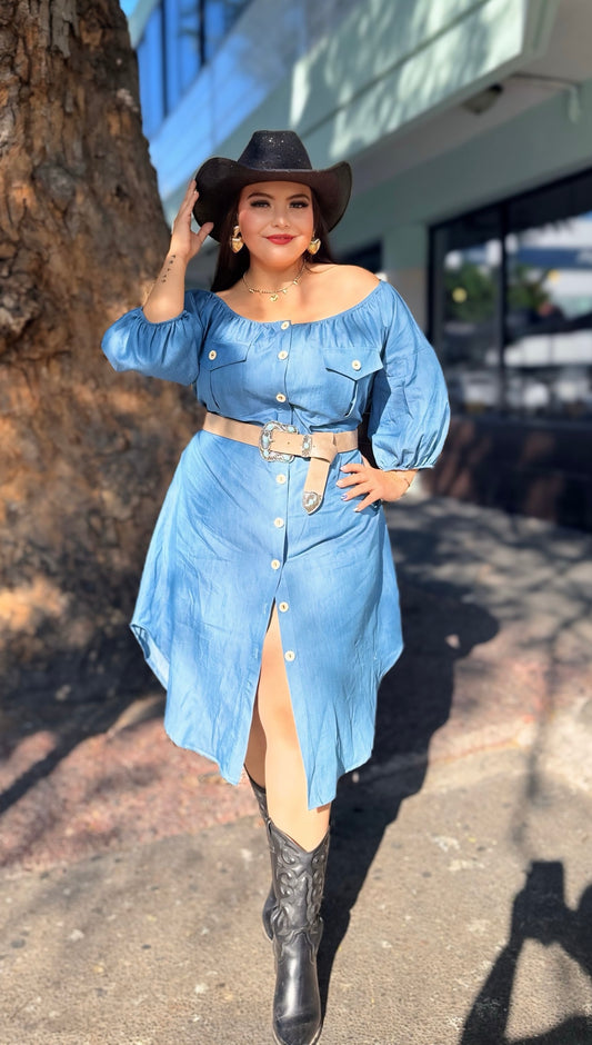 Vestido mezclilla