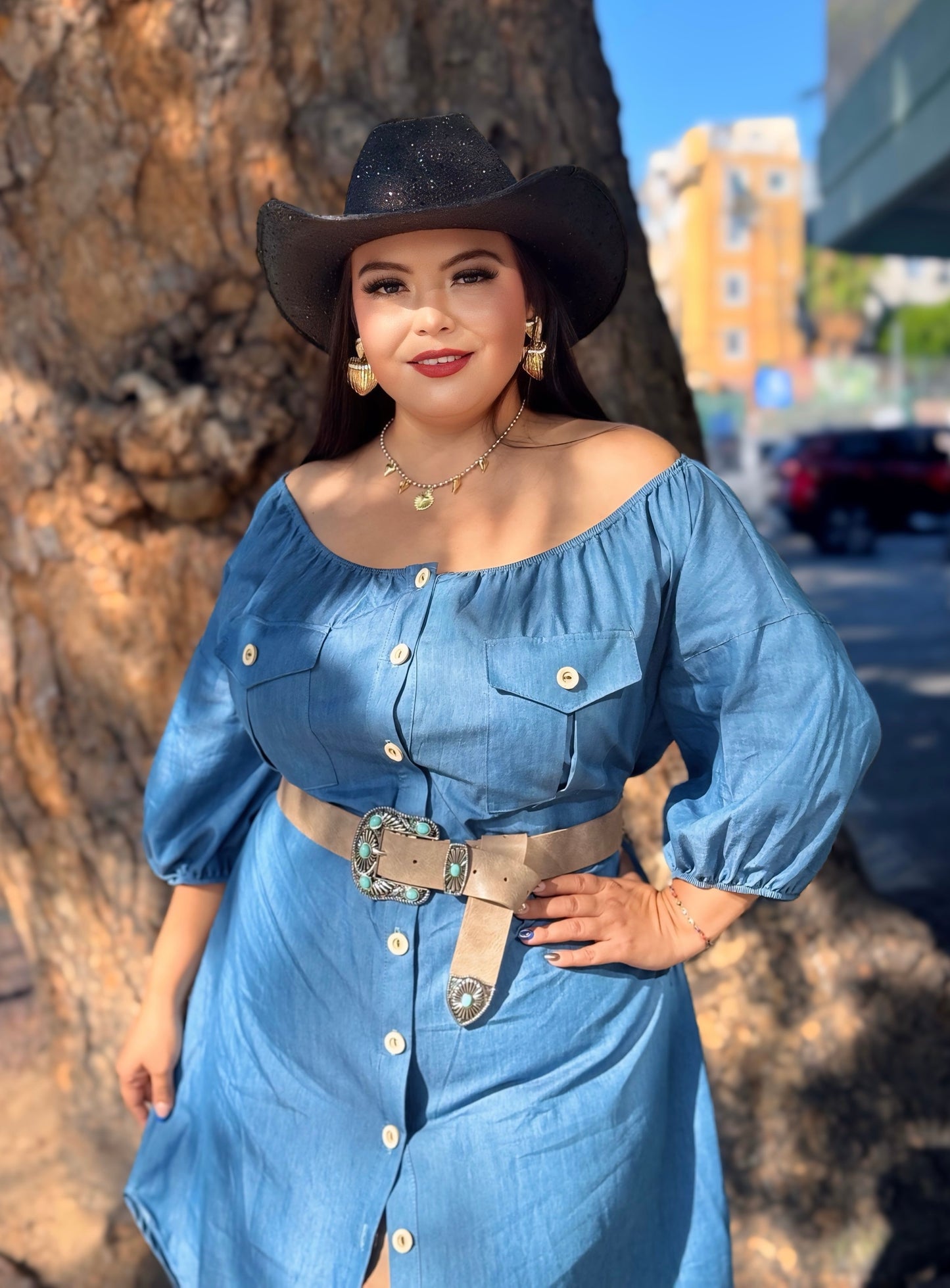 Vestido mezclilla