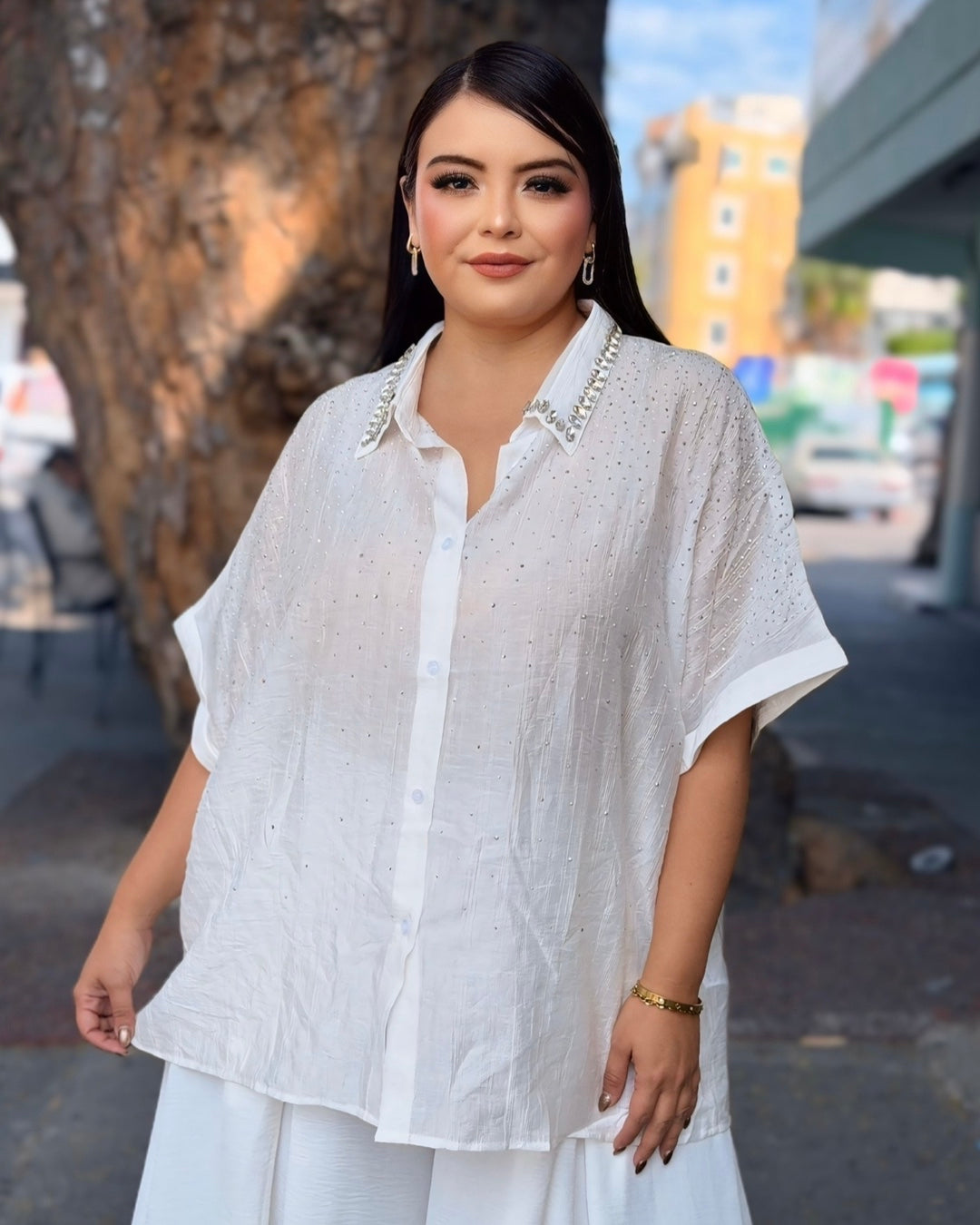 Camisa blanca - brillante