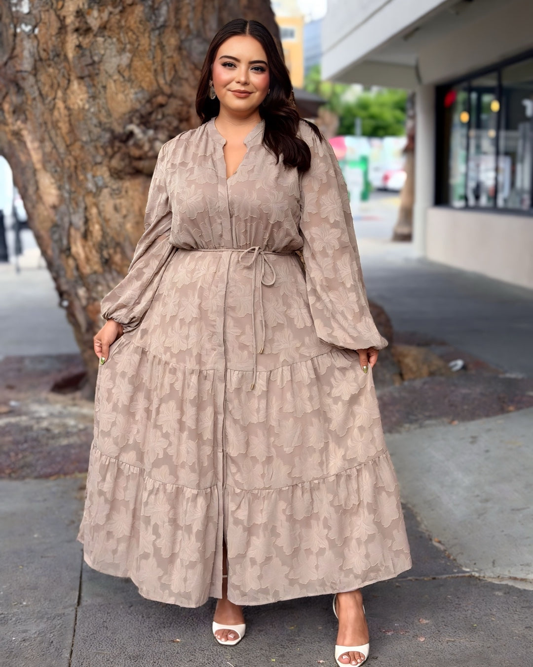 Vestido Beige