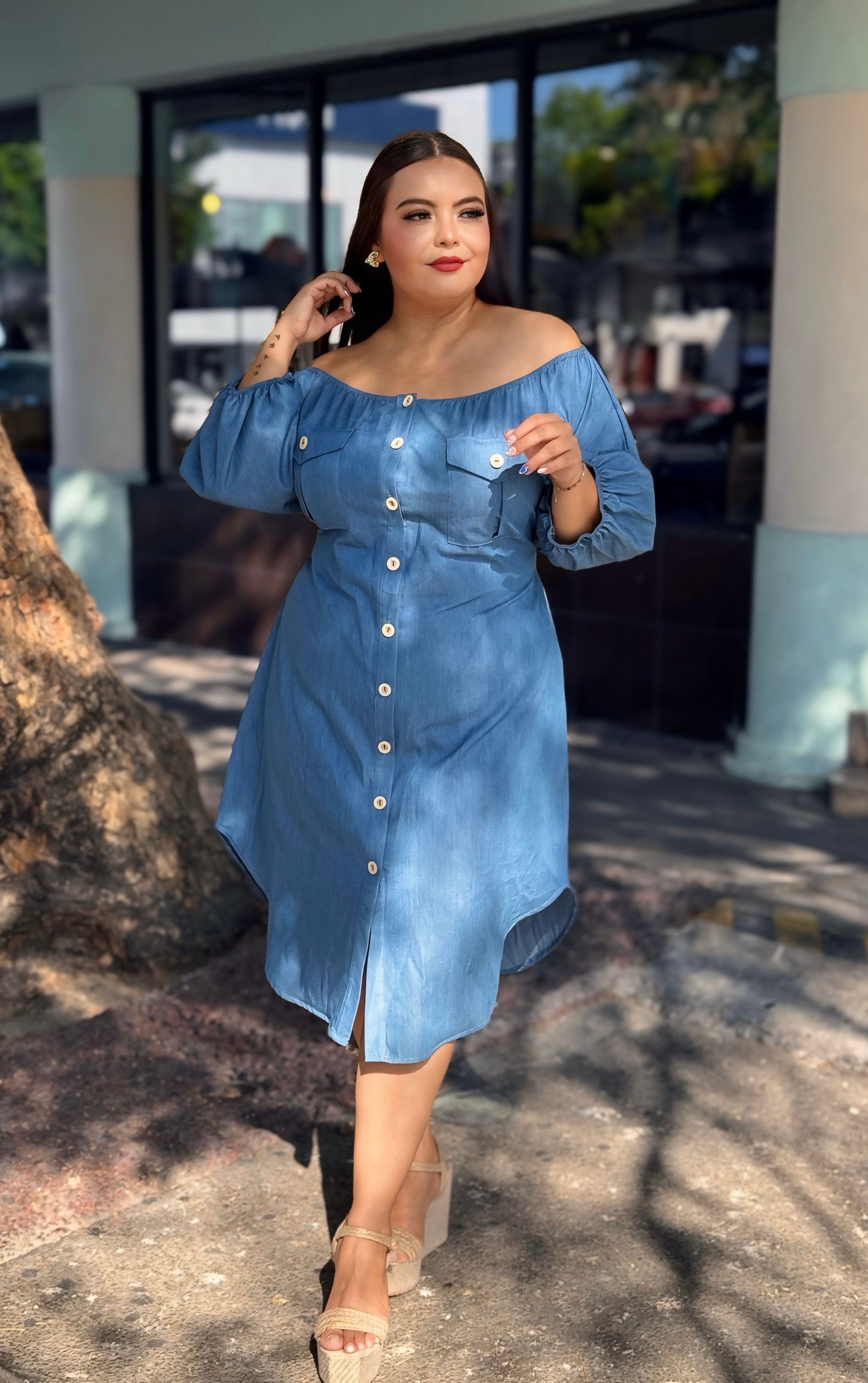 Vestido mezclilla