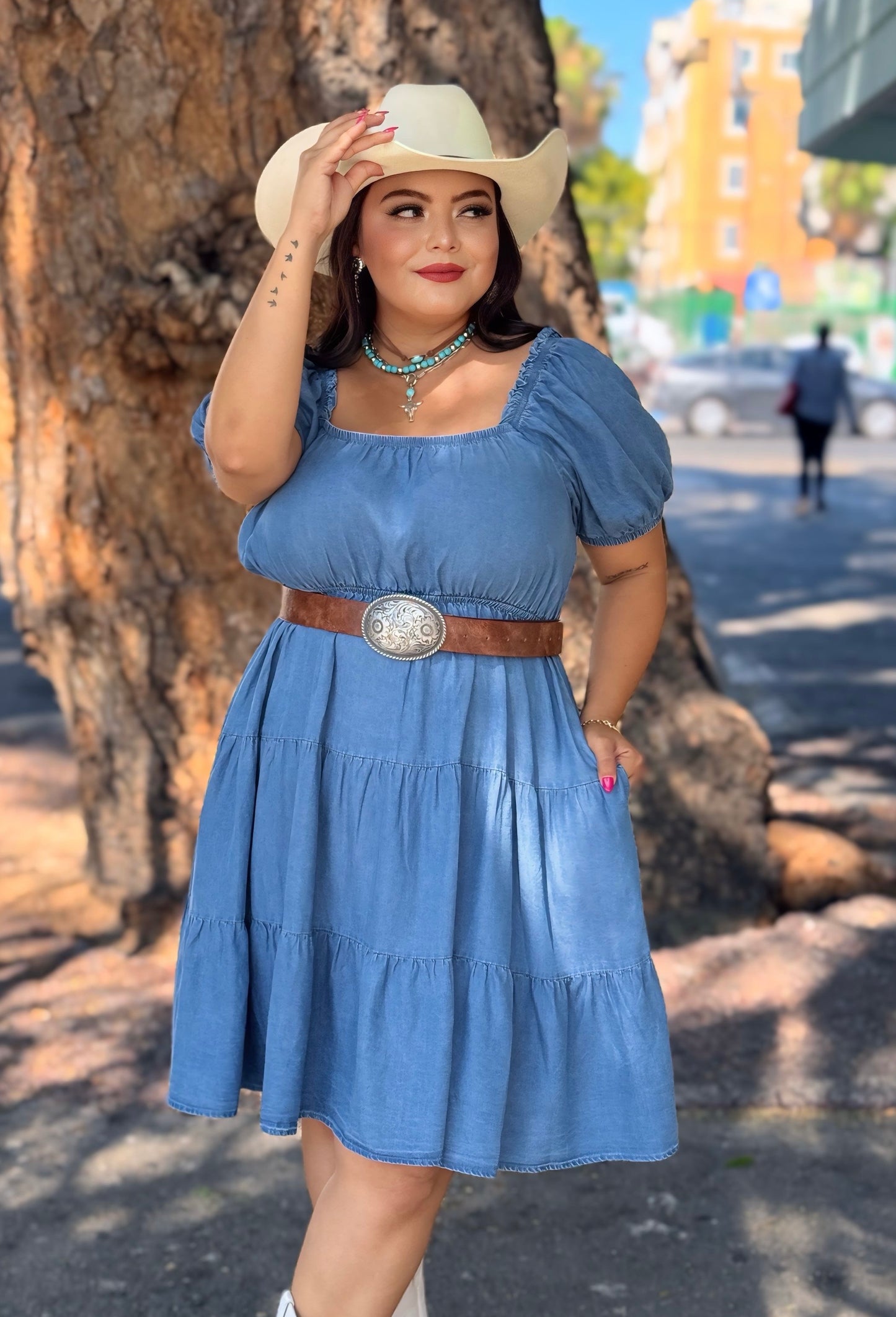 Vestido mezclilla