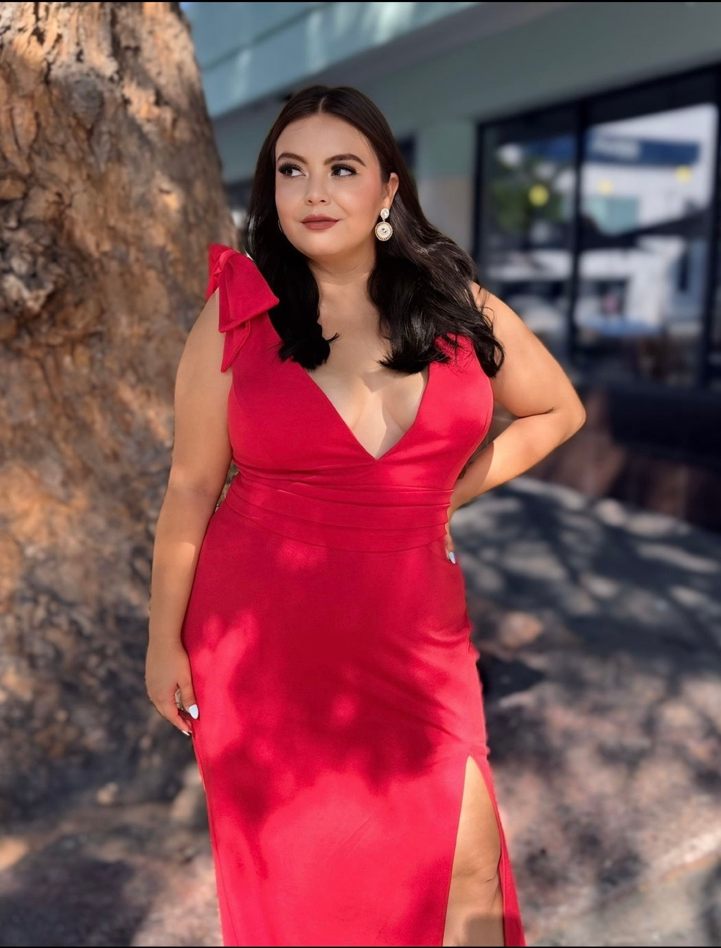 Vestido largo Rojo