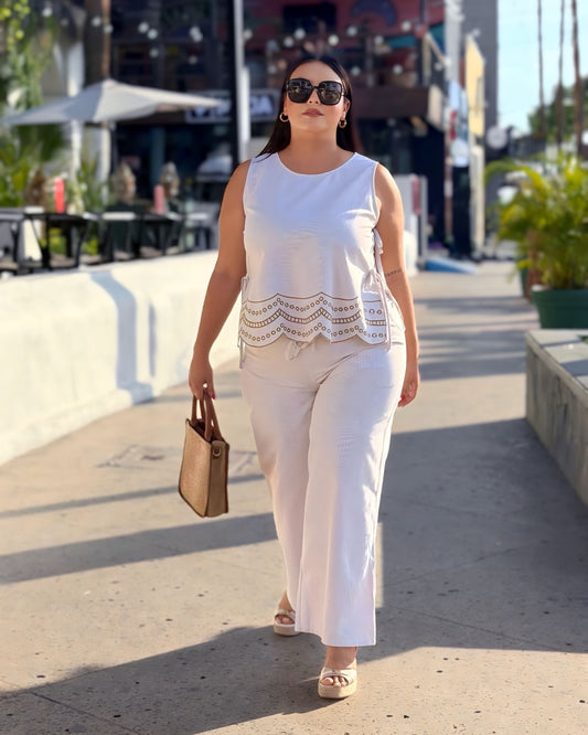 Conjunto beige