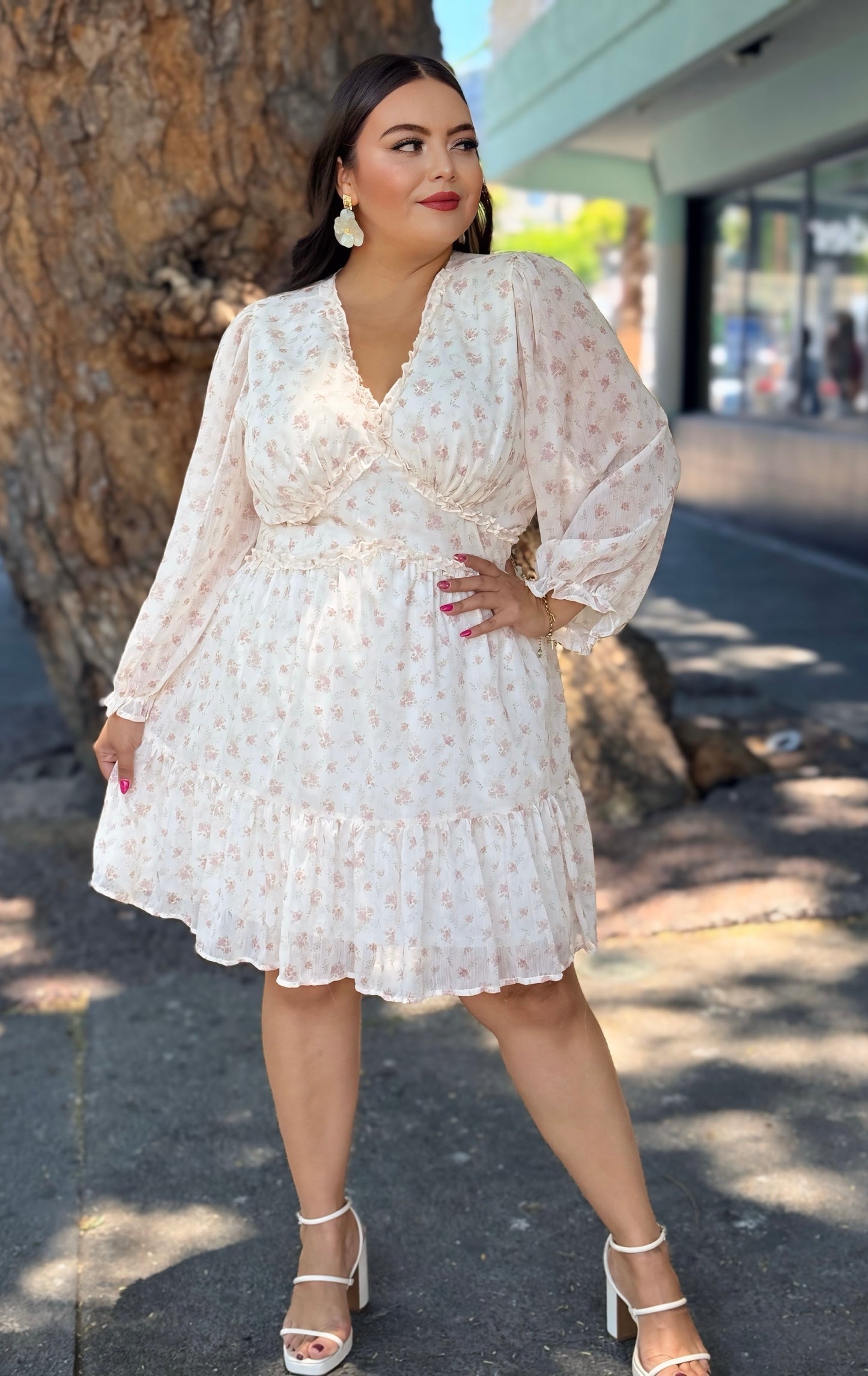 Vestido flores claro