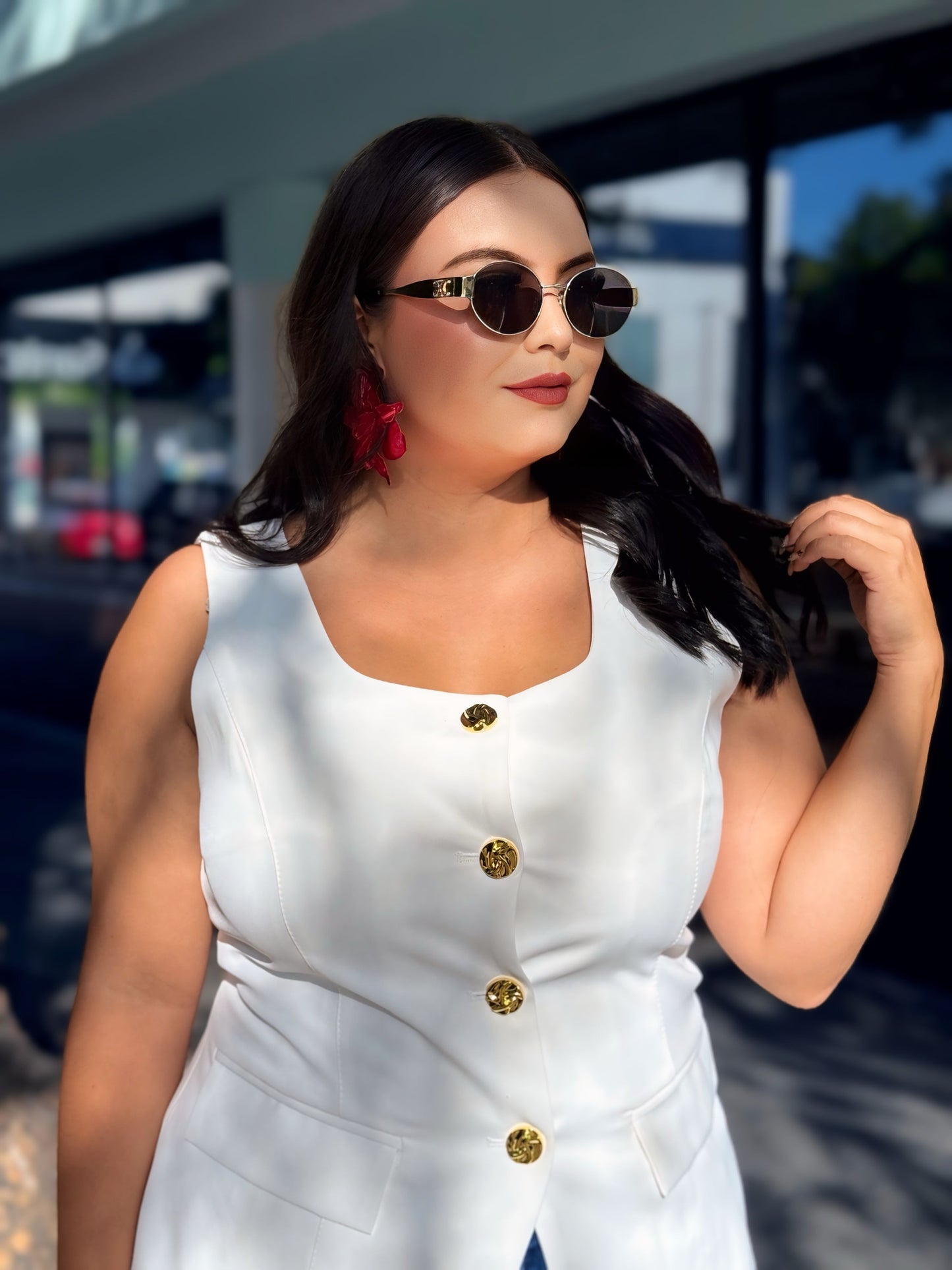 Chaleco blanco