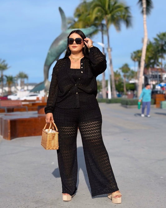 Set red - 3 piezas negro