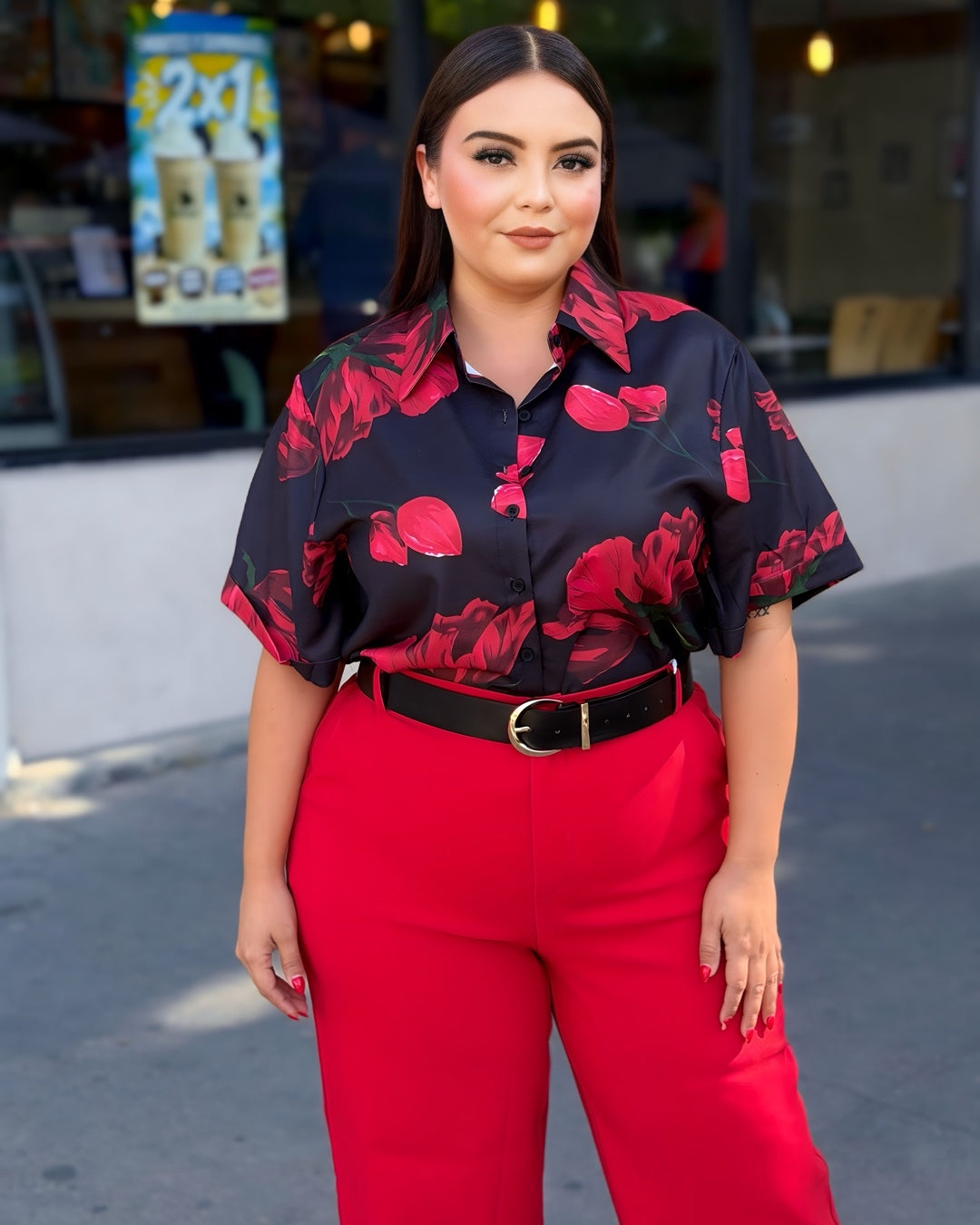 Camisa flores