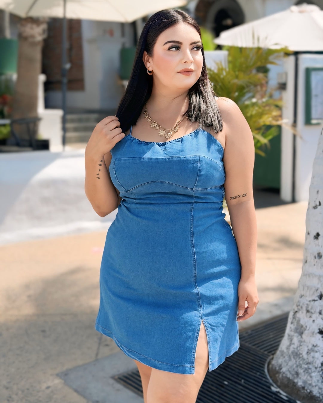 Vestido mezclilla