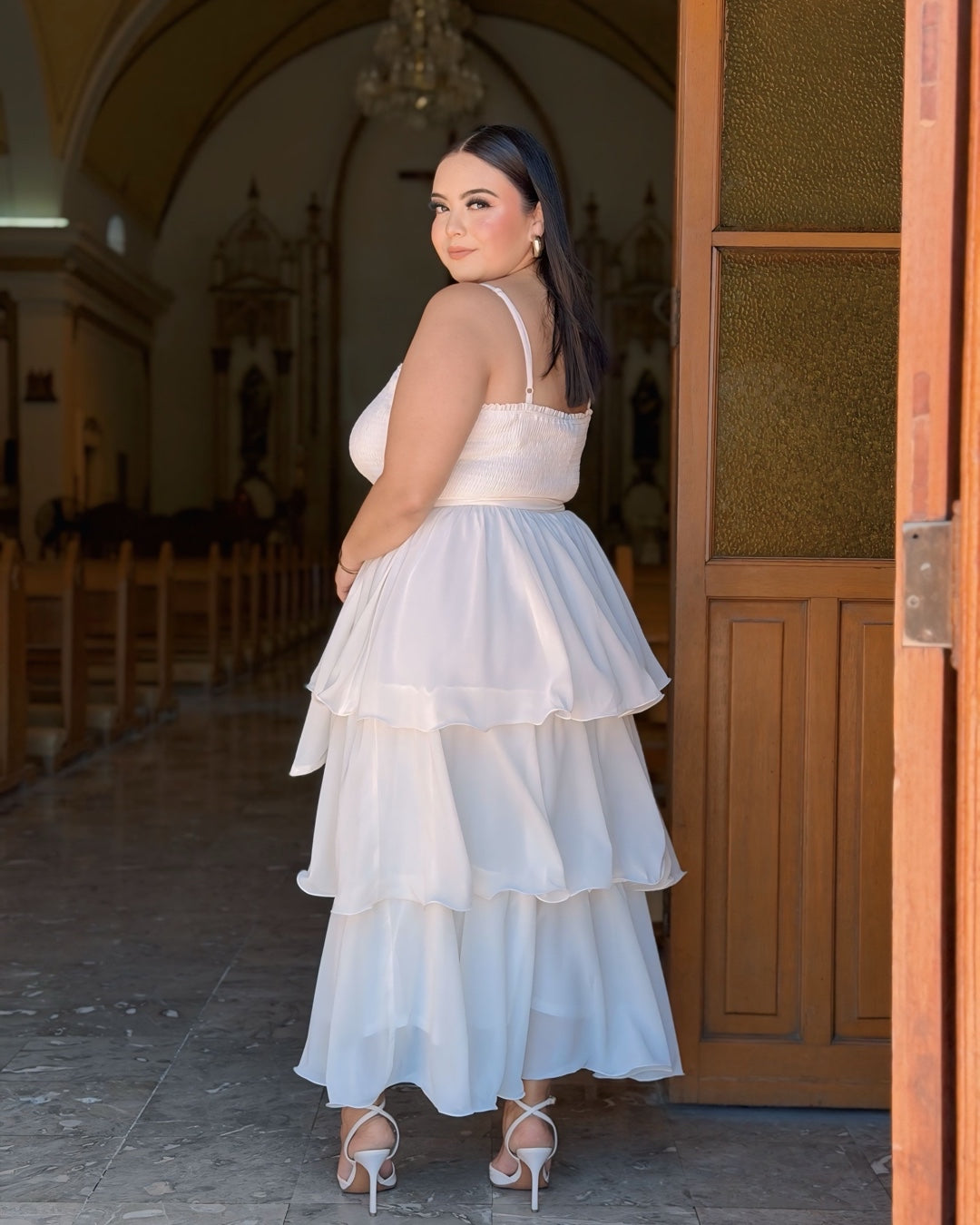 Vestido Blanco Olan