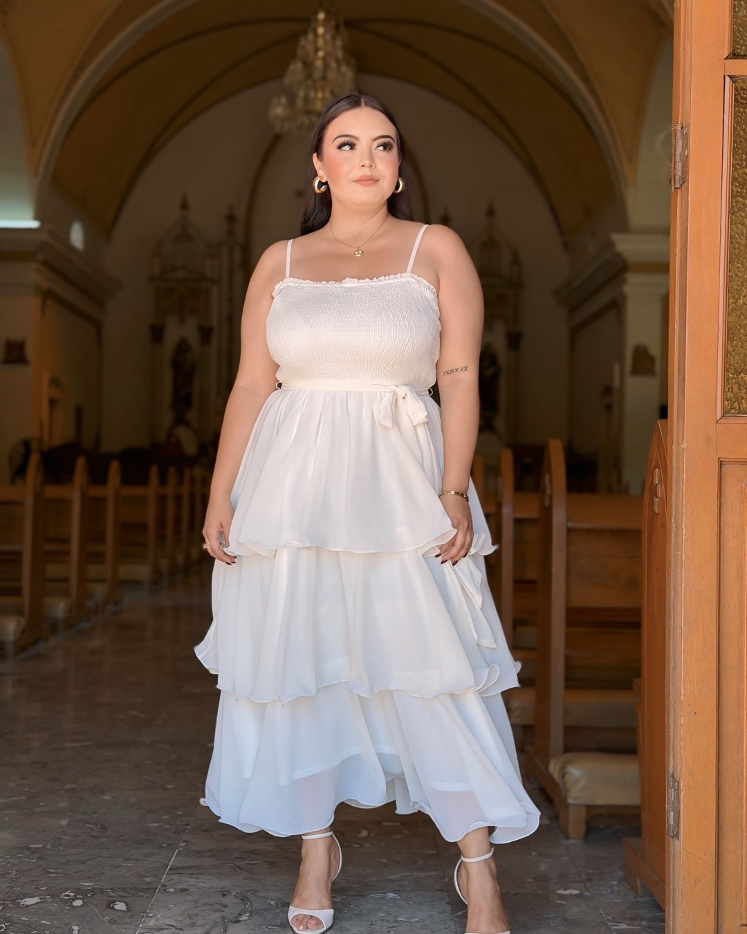 Vestido Blanco Olan