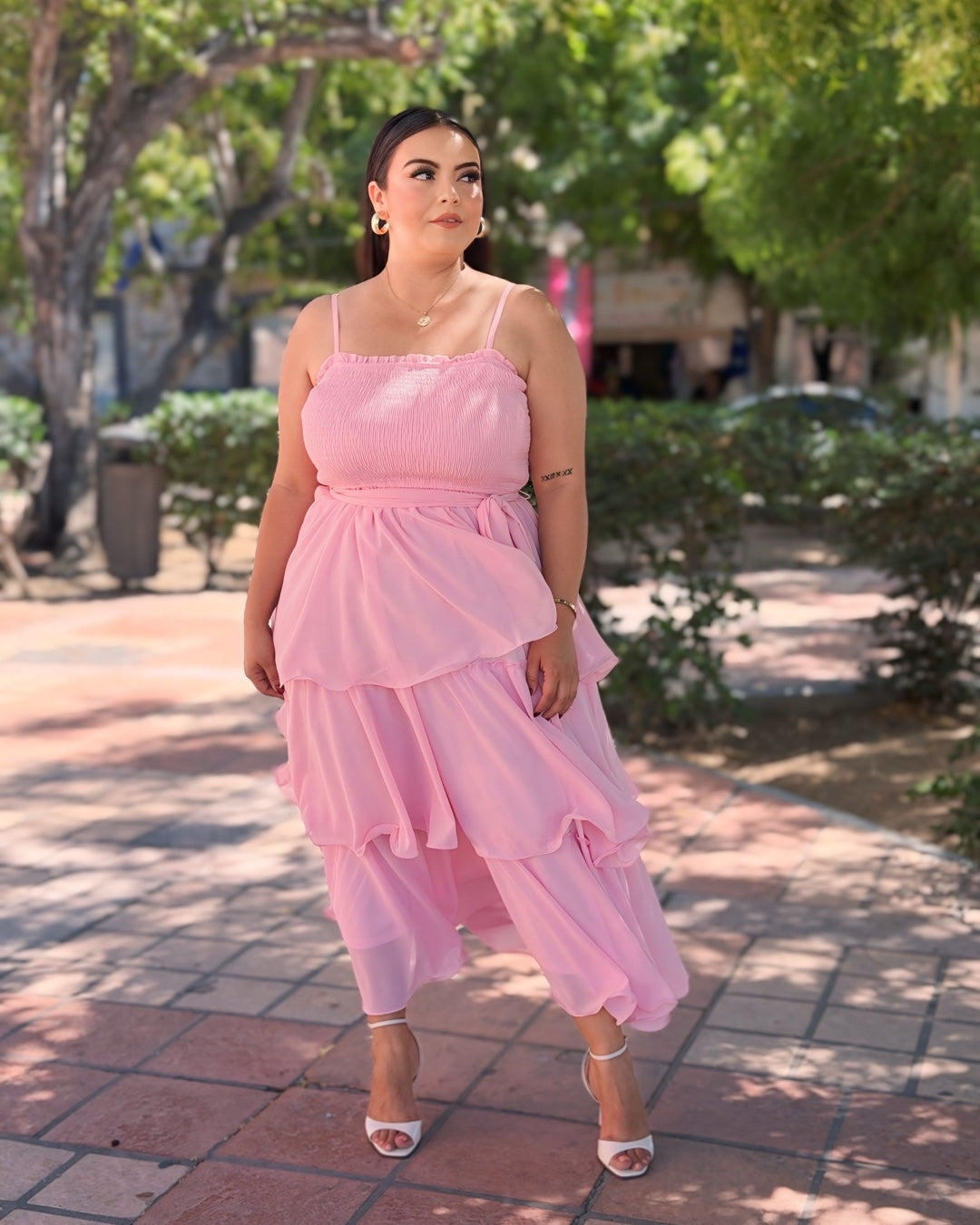 Vestido Rosa Olan