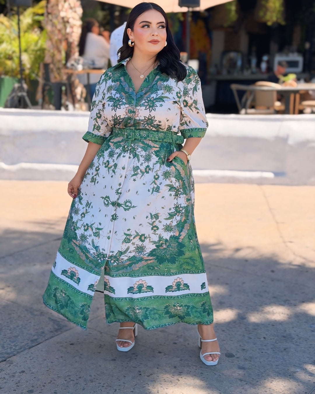 Vestido Largo Verde