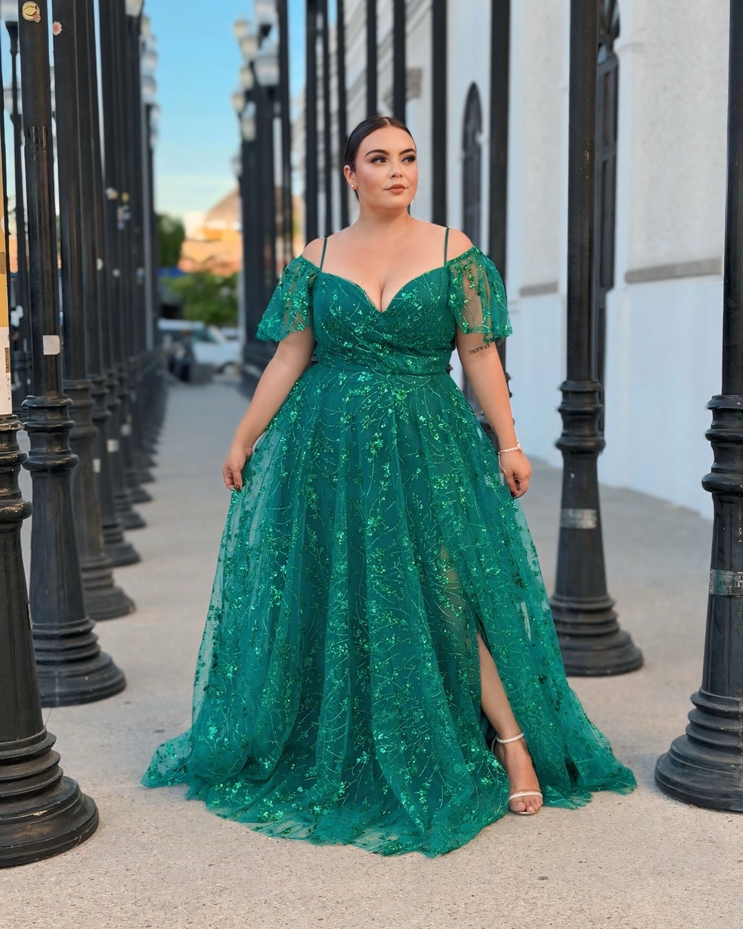 Vestido Noche Verde