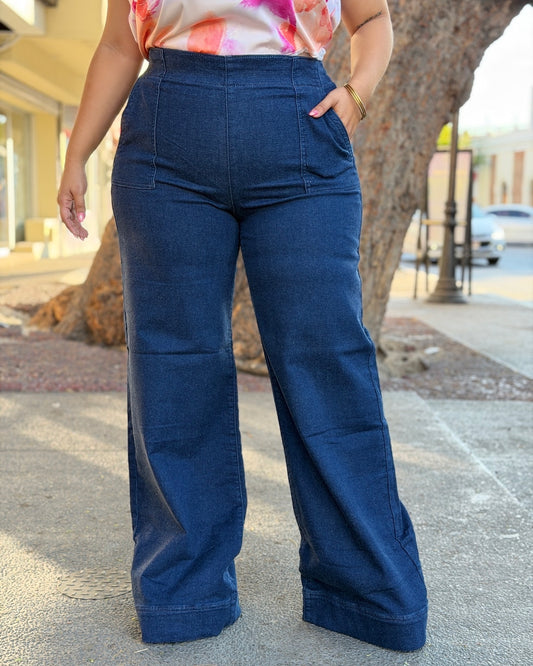 Pantalón mezclilla