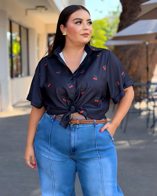 Camisa cereza