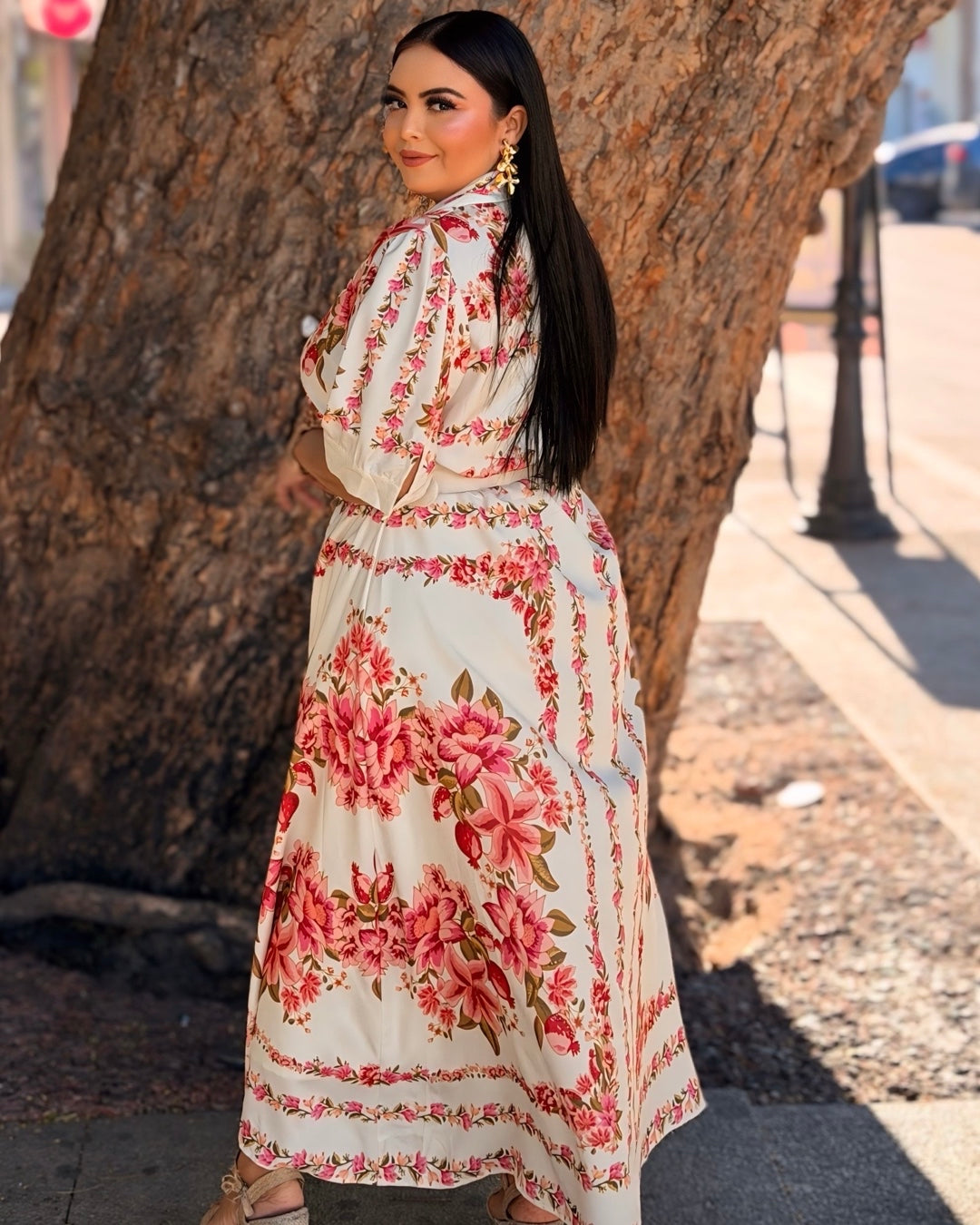 Vestido Flor - Rosa