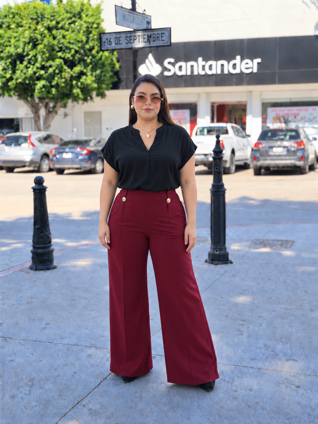 Pantalón Vino